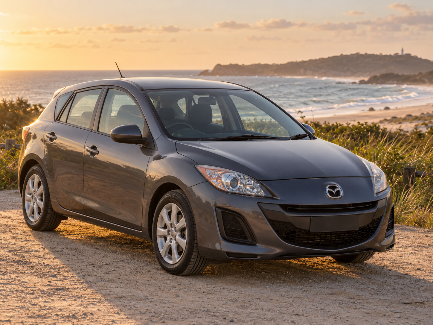 Mazda 3 2011 hire car in Byron Bay