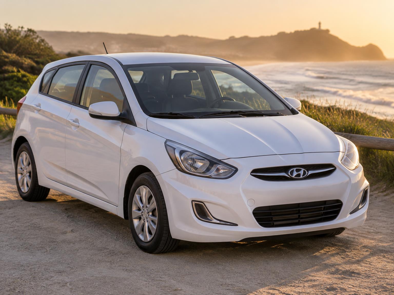 Hyundai Accent 2016 hire car in Byron Bay